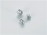 Orecchini Miluna Donna in Oro bianco Diamante ERD2310/006G7